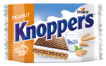 Вафли Knoppers Erdnuss 200 г, 8 шт (Арахис) id_2698 фото