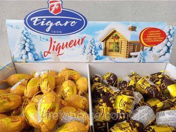 Шоколадні цукерки Figaro Liqueur з лікером (Яєчний лікер/ Шоколад), Чехія id_2720 фото