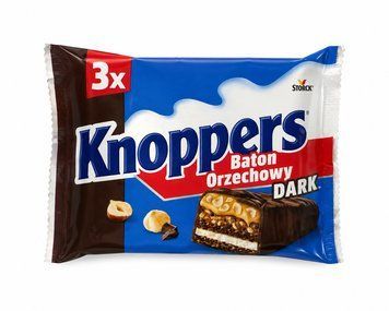 Батончики в черном шоколаде Knoppers Dark мини версия (х3) 120 г id_4931 фото