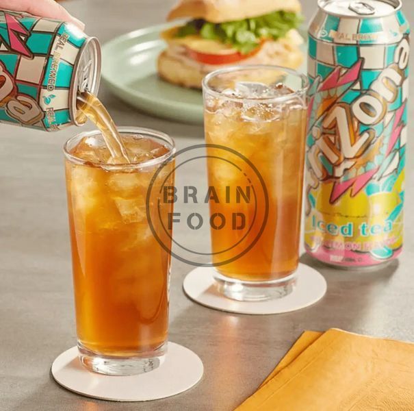 Аризона холодный черный чай со вкусом лимона AriZona Iced Tea Lemon 650 мл id_4992 фото