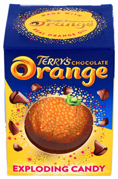 Шоколад молочний апельсин з вибуховою карамеллю Terry`s Orange Exploding Candy 147 г id_3172 фото