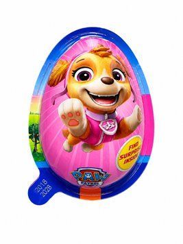 Шоколадное яйцо-сюрприз Paw Patrol "Щенячий патруль" 20 г id_4933 фото