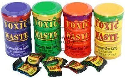 Ассорти кислых конфет Toxic Waste Candy Nuclear Fusion 1 шт. 42 г id_4063 фото