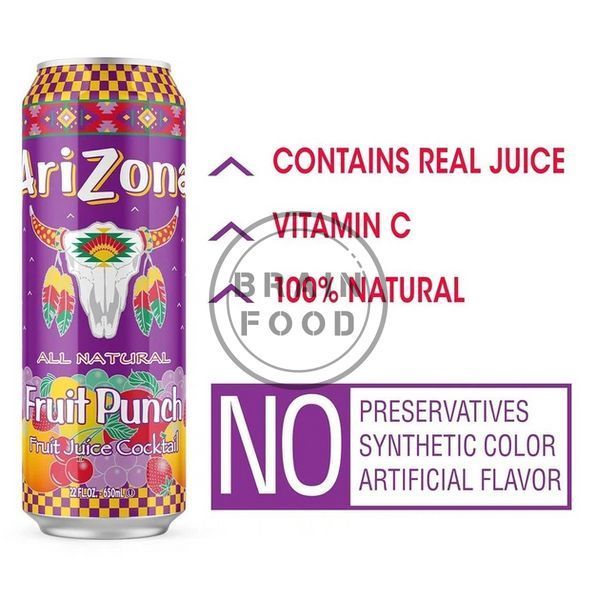 Арізона фруктовий пунш Arizona Fruit Punch Fruit Juice Cocktail 650 мл id_4993 фото