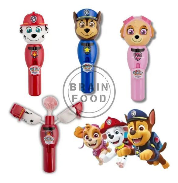 Диспенсер з чупа-чупсом Щенячий патруль (Paw Patrol Spin pops lollipop) Гонщик id_2306 фото
