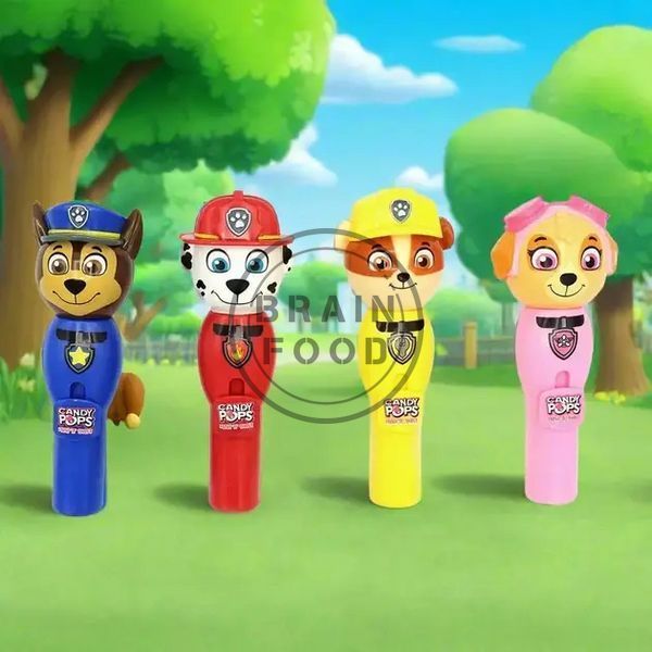 Диспенсер з чупа-чупсом Щенячий патруль (Paw Patrol Spin pops lollipop) Гонщик id_2306 фото
