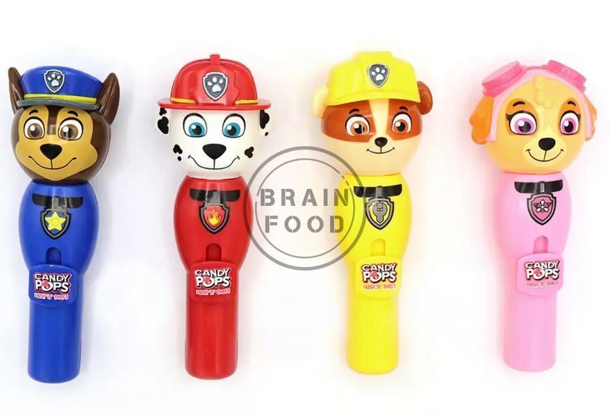 Диспенсер з чупа-чупсом Щенячий патруль (Paw Patrol Spin pops lollipop) Гонщик id_2306 фото