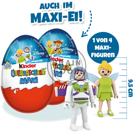 Шоколадне яйце Kinder Maxi Disney Playmobil 100 г id_5180 фото