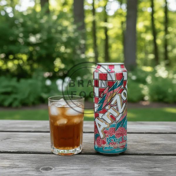 Аризона холодный чай с малиной AriZona Iced Tea with Raspberry Flavor 650 мл id_4995 фото