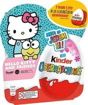 Подарунковий набір із 4-х кіндер сюрпризів Hello Kitty Kinder Surprise id_5212 фото