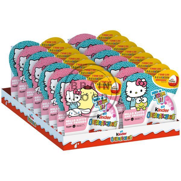 Подарунковий набір із 4-х кіндер сюрпризів Hello Kitty Kinder Surprise id_5212 фото