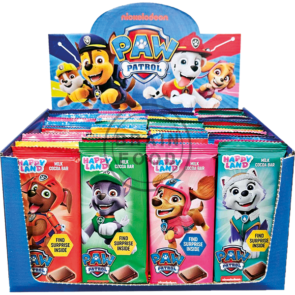 Шоколад молочный Happy Land Paw Patrol &laquo;Щенячий патруль&raquo; с сюрпризом, 30 г id_4941 фото