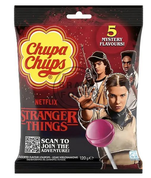 Подарочный набор из 3-х киндер джой "Очень странные дела" + Леденцы Chupa Chups Stranger Things (5 вкусов - 10 шт) id_4711 фото
