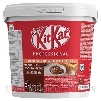 Шоколадна паста KITKAT Cocoa Spread with Wafer Pieces, 3kg id_1299 фото